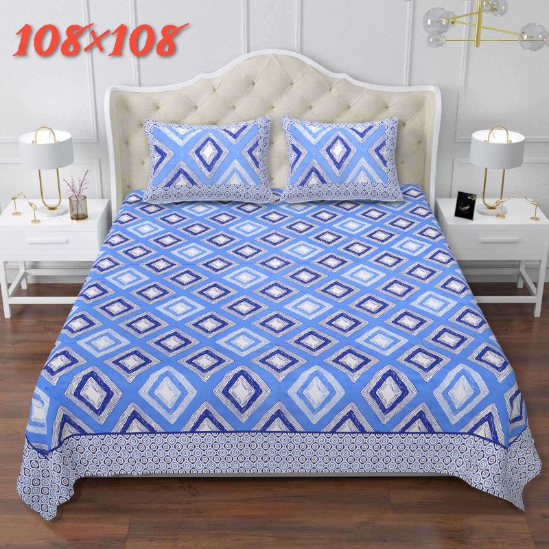 Aves Premium Super King Size Bedsheet with 2 Pillow Covers