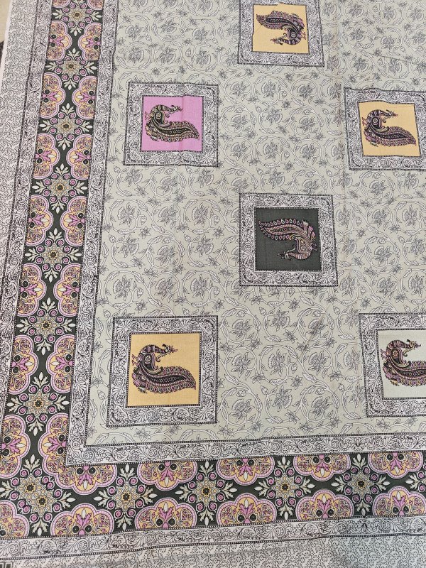 Bellacasa Compact Comfort | Single Bed Bedsheet | Traditional Sanganeri Print
