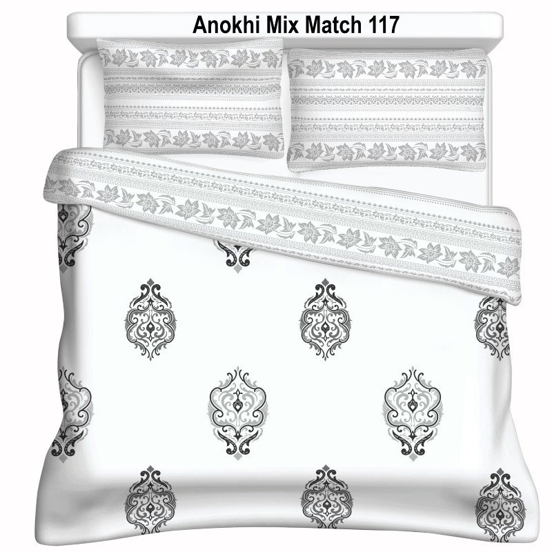Bellacasa Heritage Combo by Aves Lifestyle | Jaipuri Print Dohar + Double Bedsheet | Cotton Comfort